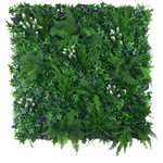 White Flowering Jungle Vertical Garden / Green Wall UV Resistant 1m x 1m