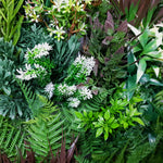White Lush Lavender Field Vertical Garden / Green Wall UV Resistant 90cm x 90cm