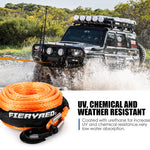 Winch Rope 10Mm X 30M Synthetic Dyneema Sk75 Hook Car Tow Recovery Cable